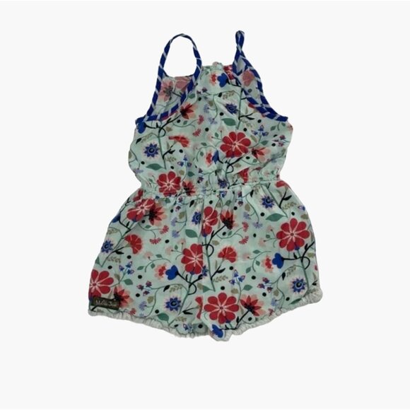 Matilda Jane Tug Of War Romper Floral Toddler Girls Size 4 Clean smoke free home - Picture 8 of 10